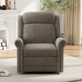 Fauteuil inclinable pivotant en velours moderne
