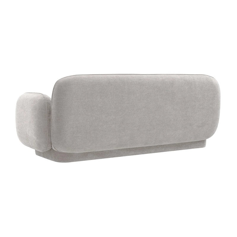 Canapé en velours — L 215,1 x P 87,1 x H 81,5 cm