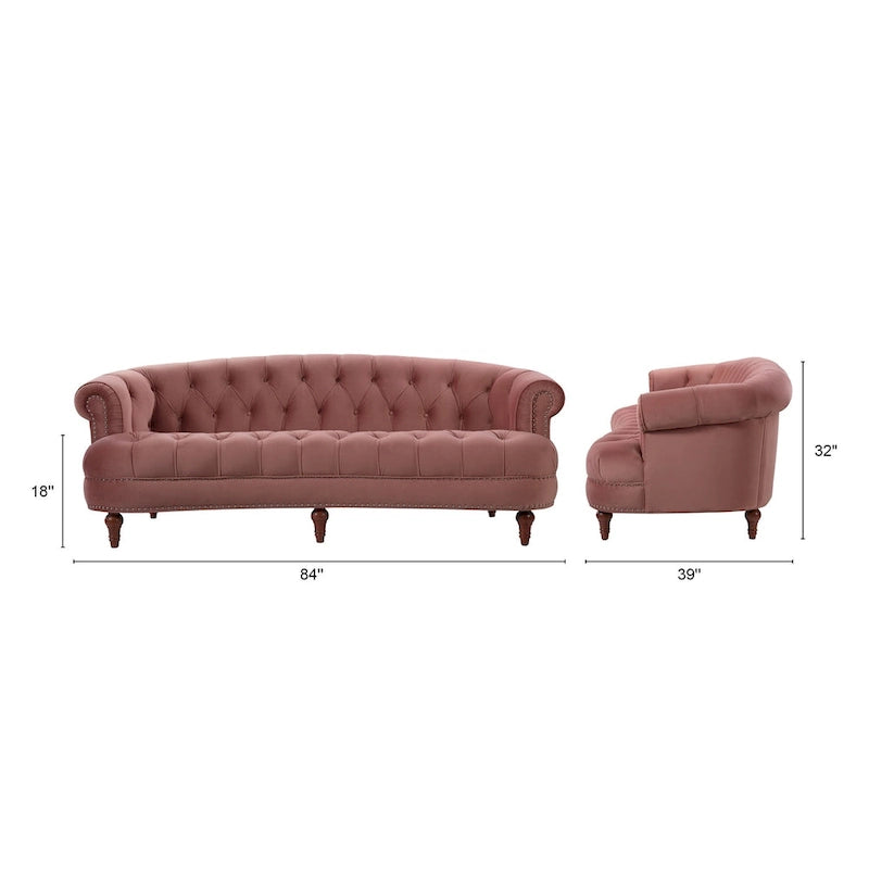 Canapé en velours de style moderne du milieu du siècle