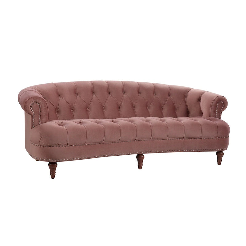 Canapé en velours de style moderne du milieu du siècle