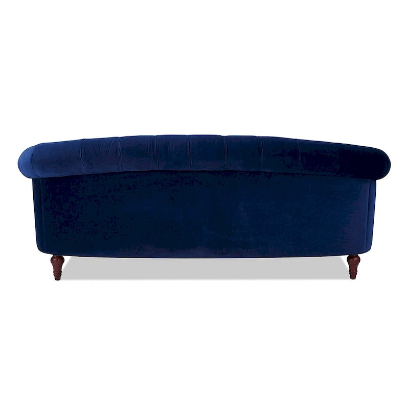 Canapé en velours de style moderne du milieu du siècle
