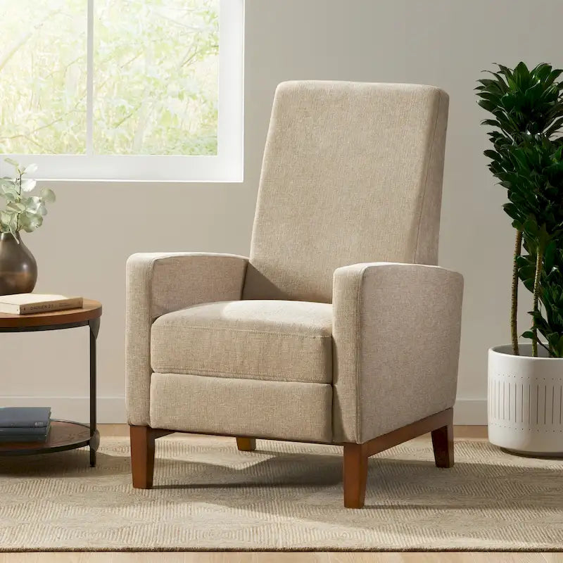 Fauteuil inclinable rembourré à dossier inclinable
