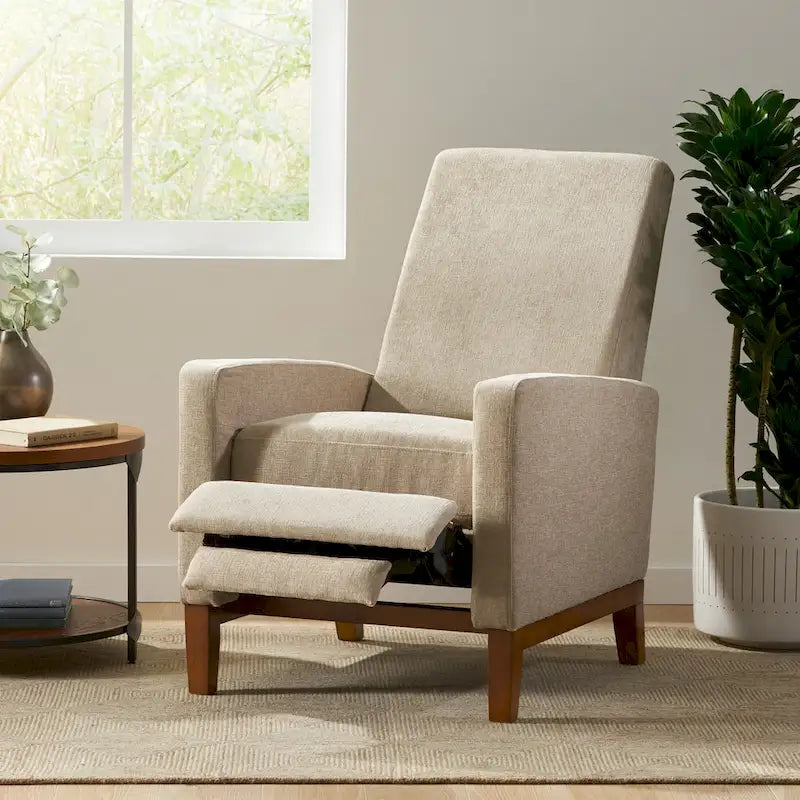 Fauteuil inclinable rembourré à dossier inclinable
