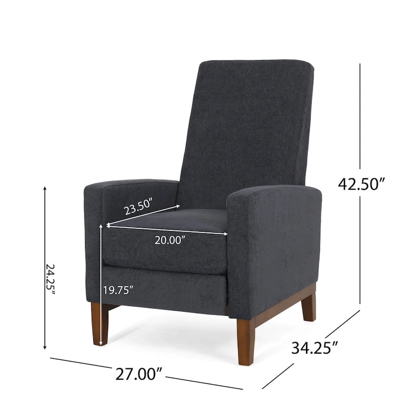 Fauteuil inclinable rembourré à dossier inclinable