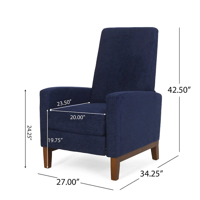Fauteuil inclinable rembourré à dossier inclinable