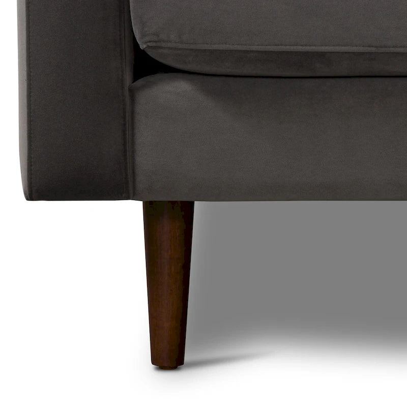 Canapé en velours de 183 cm