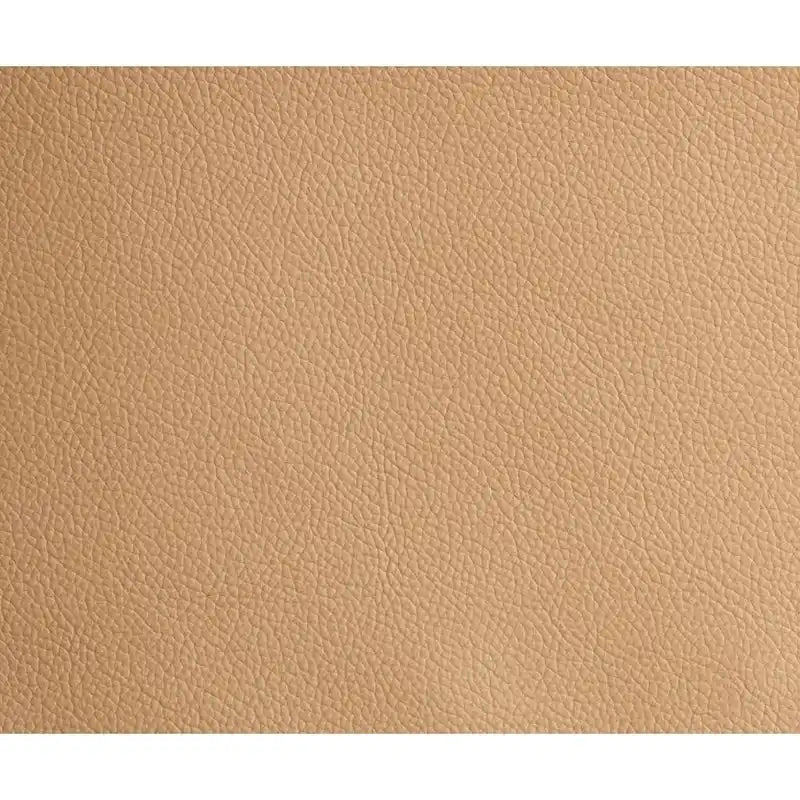 Fauteuil inclinable en cuir et son repose-pieds
