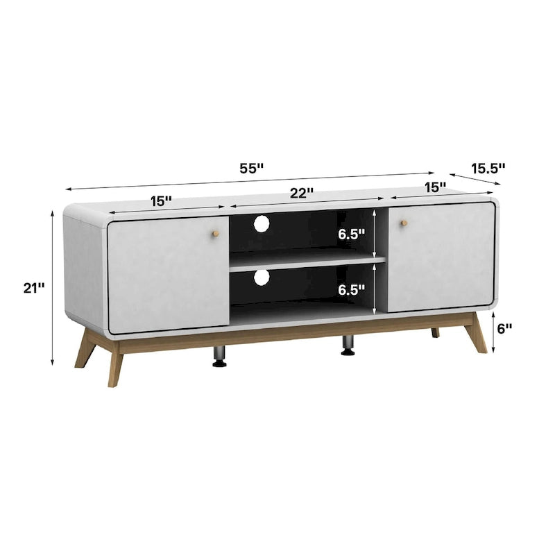 Meuble TV multimédia (avec rangement)
