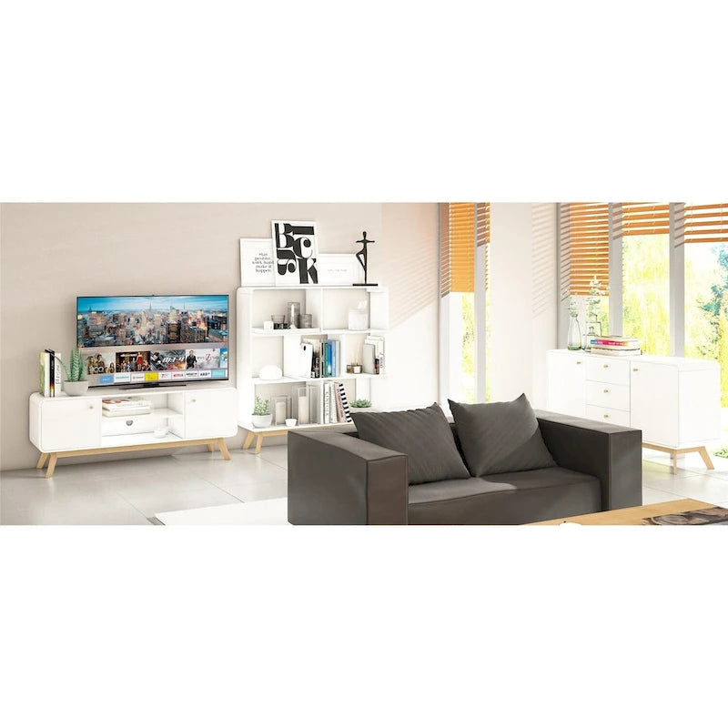Meuble TV multimédia (avec rangement)