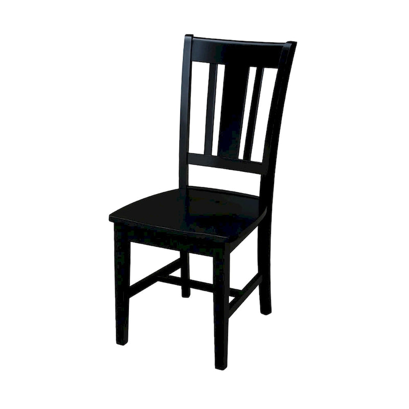 Table à manger ronde extensible de 36 pouces avec 4 chaises