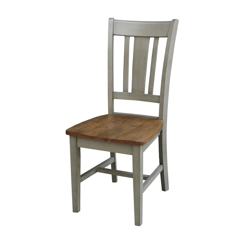 Table à manger ronde extensible de 36 pouces avec 4 chaises