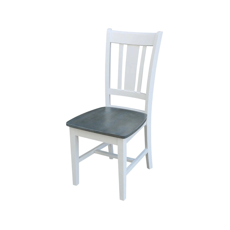Table à manger ronde extensible de 36 pouces avec 4 chaises