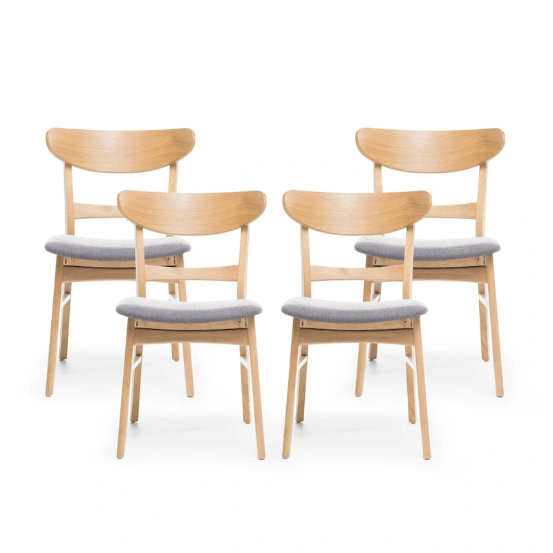 Chaises de salle à manger Mid-Century Modern (Lot de 4)