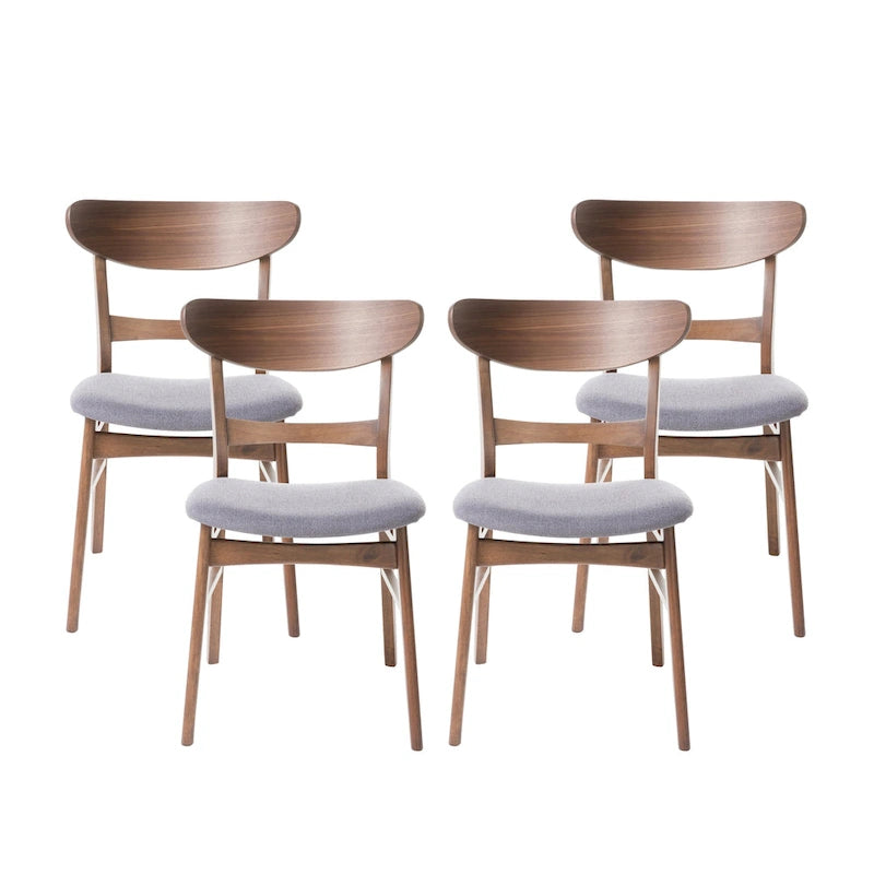 Chaises de salle à manger Mid-Century Modern (Lot de 4)