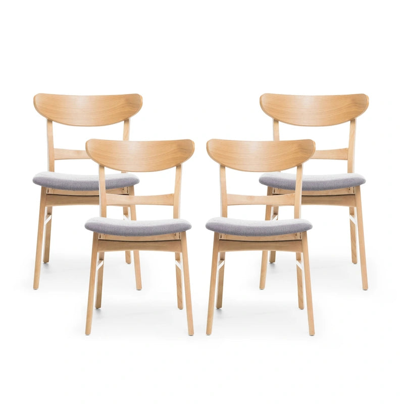 Chaises de salle à manger Mid-Century Modern (Lot de 4)