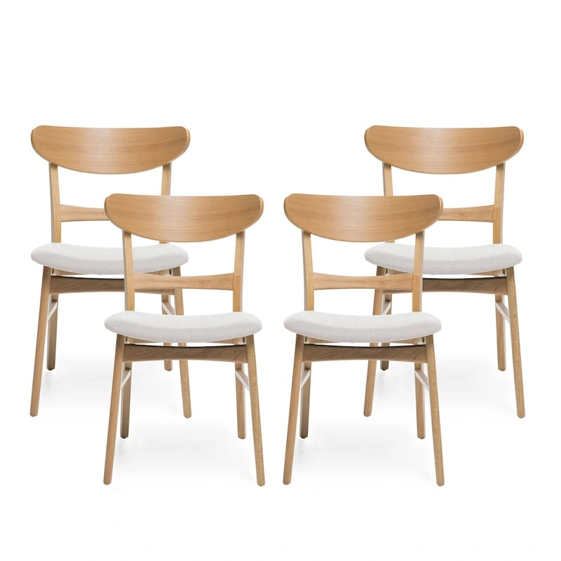 Chaises de salle à manger Mid-Century Modern (Lot de 4)