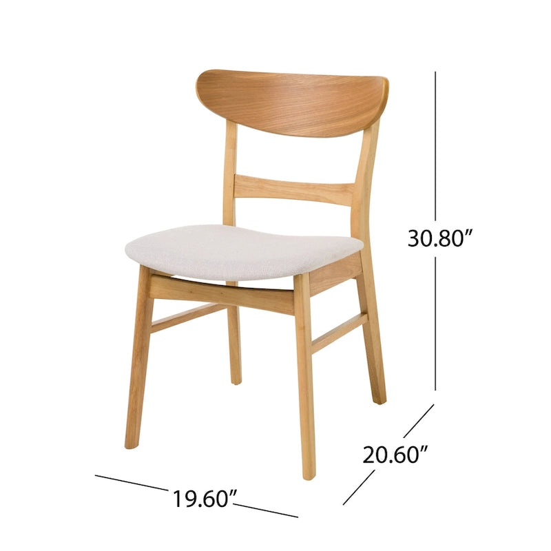 Chaises de salle à manger Mid-Century Modern (Lot de 4)