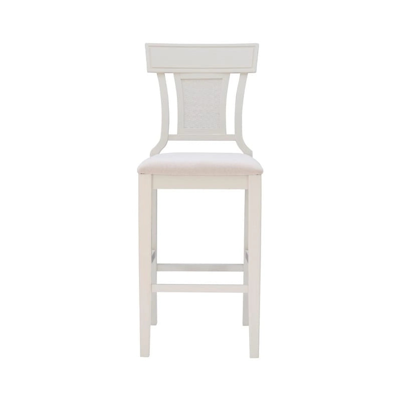 Tabouret de bar en rotin tressé de style rustique