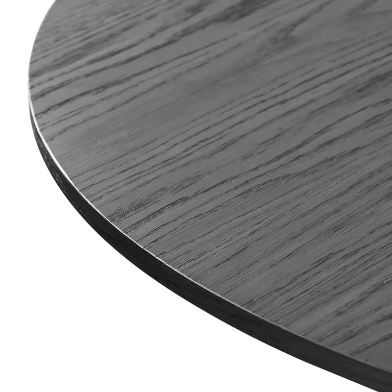 Table à manger ronde en bois massif de 52 pouces pour 6 personnes de style nordique - 52*30