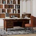 Bureau de direction de 180 cm — Aucun assemblage requis — Fini whisky