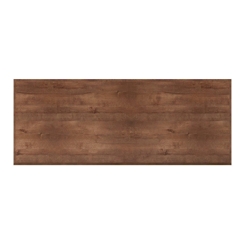 Bureau de direction de 180 cm — Aucun assemblage requis — Fini whisky