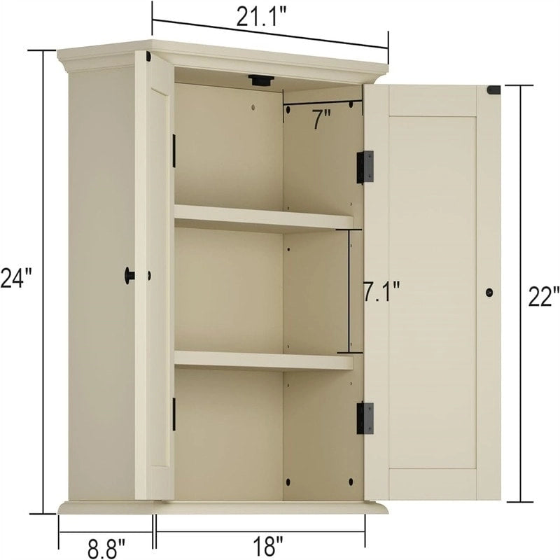 Armoire murale de salle de bain - 8P x 21,1L x 24H