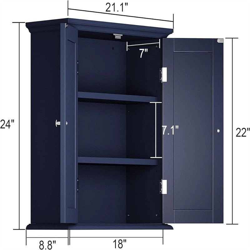 Armoire murale de salle de bain - 8P x 21,1L x 24H