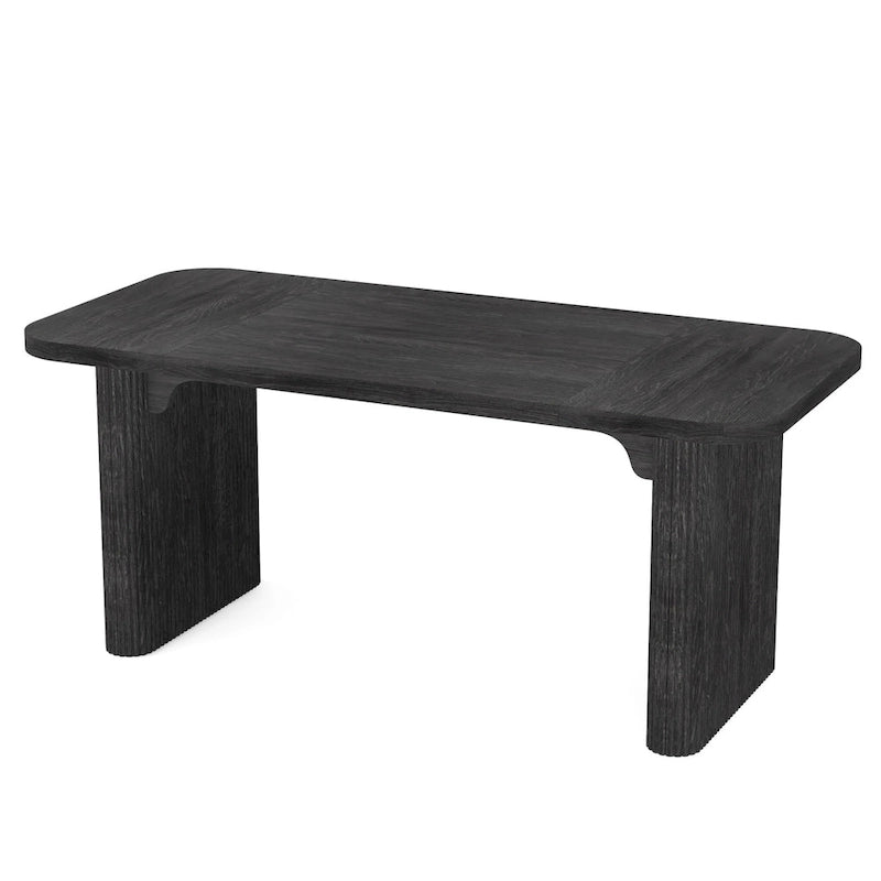 Bureau d'ordinateur exécutif moderne de 63 pouces pour bureau à domicile, table d'écriture rectangulaire simple pour bureau ou chambre à coucher