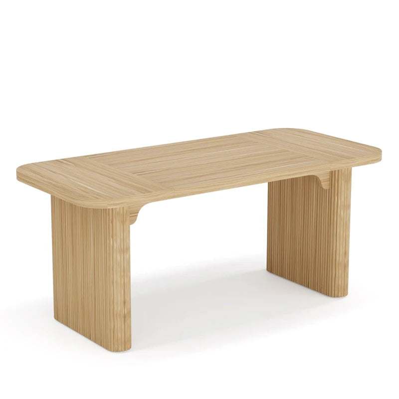 Bureau d'ordinateur exécutif moderne de 63 pouces pour bureau à domicile, table d'écriture rectangulaire simple pour bureau ou chambre à coucher