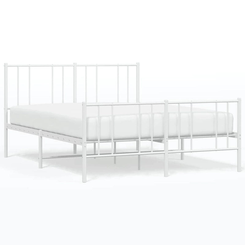 Cadre de lit en métal avec tête de lit (matelas non inclus)