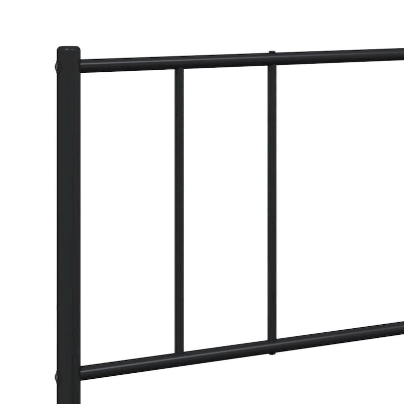 Cadre de lit en métal avec tête de lit (matelas non inclus)