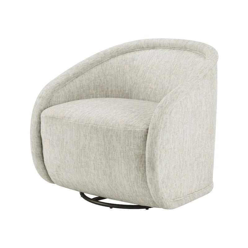 Fauteuil pivotant en tissu