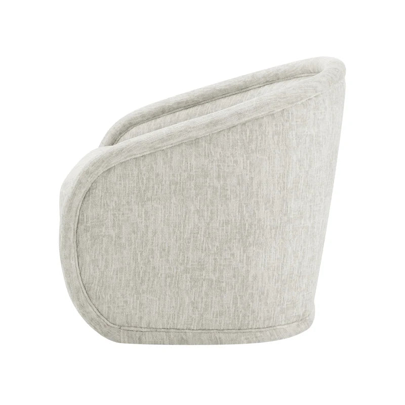Fauteuil pivotant en tissu