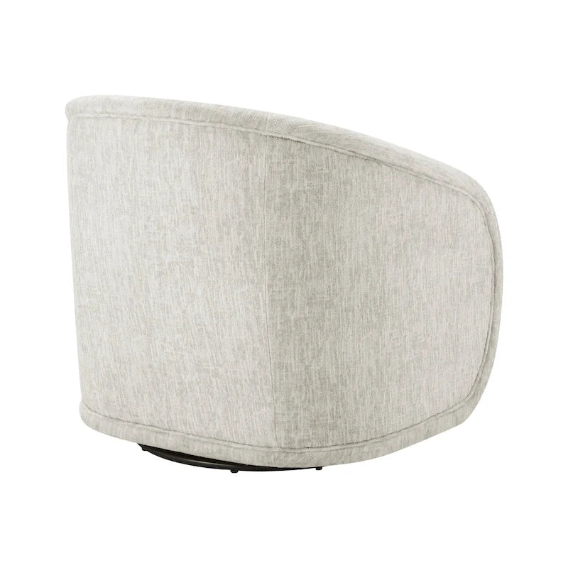 Fauteuil pivotant en tissu