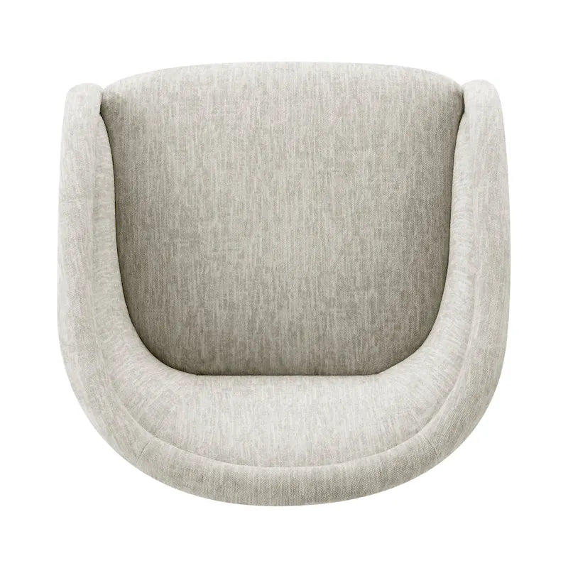 Fauteuil pivotant en tissu