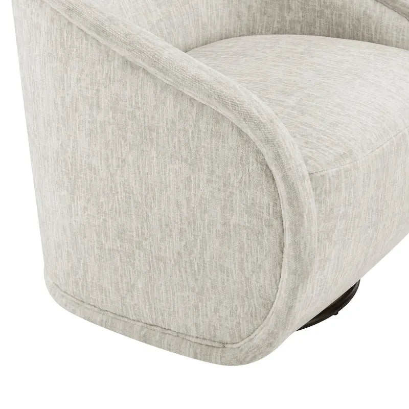 Fauteuil pivotant en tissu