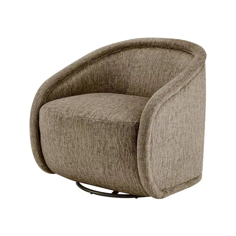 Fauteuil pivotant en tissu