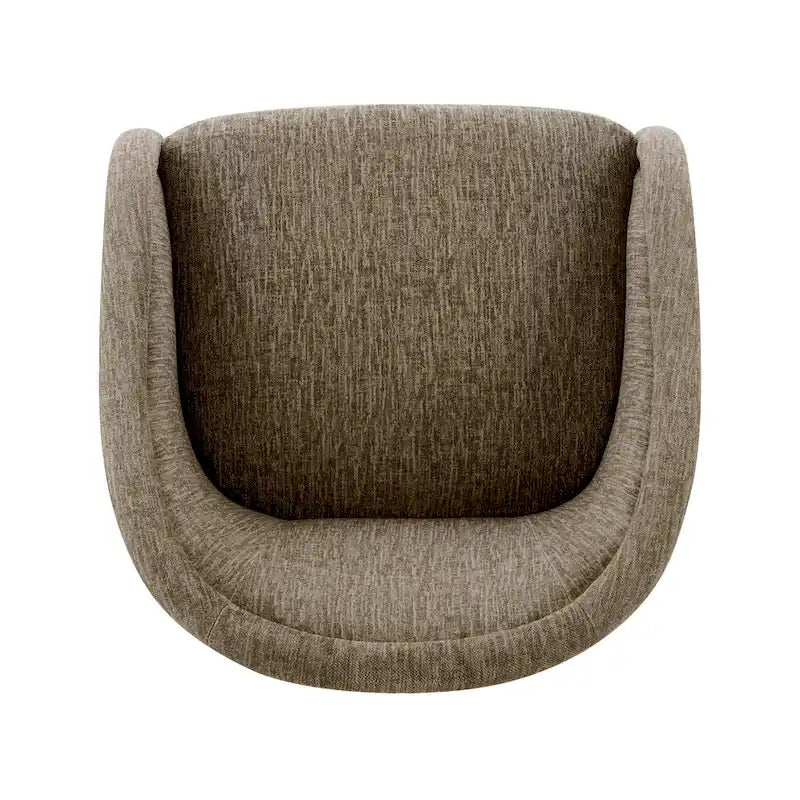 Fauteuil pivotant en tissu
