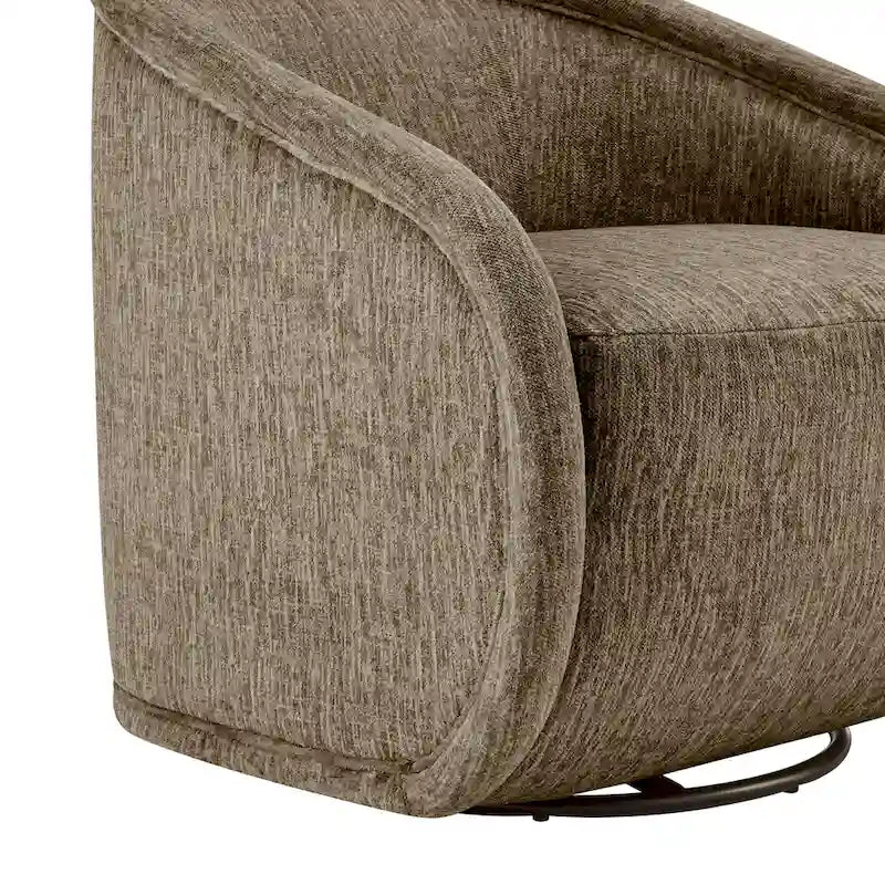 Fauteuil pivotant en tissu