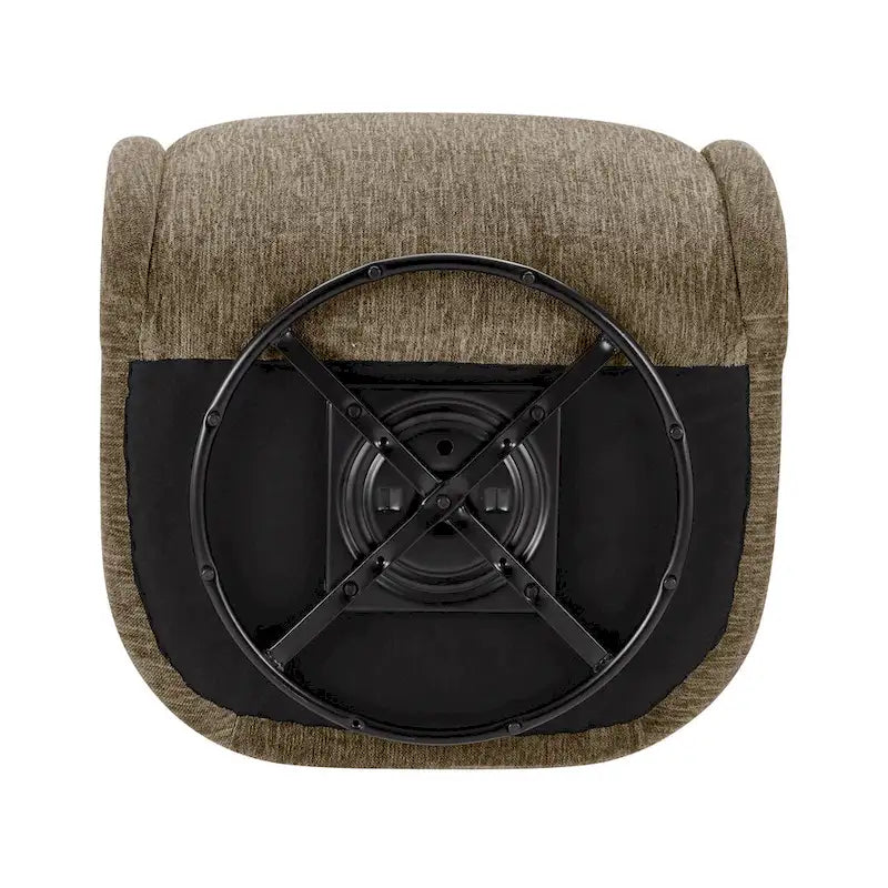 Fauteuil pivotant en tissu