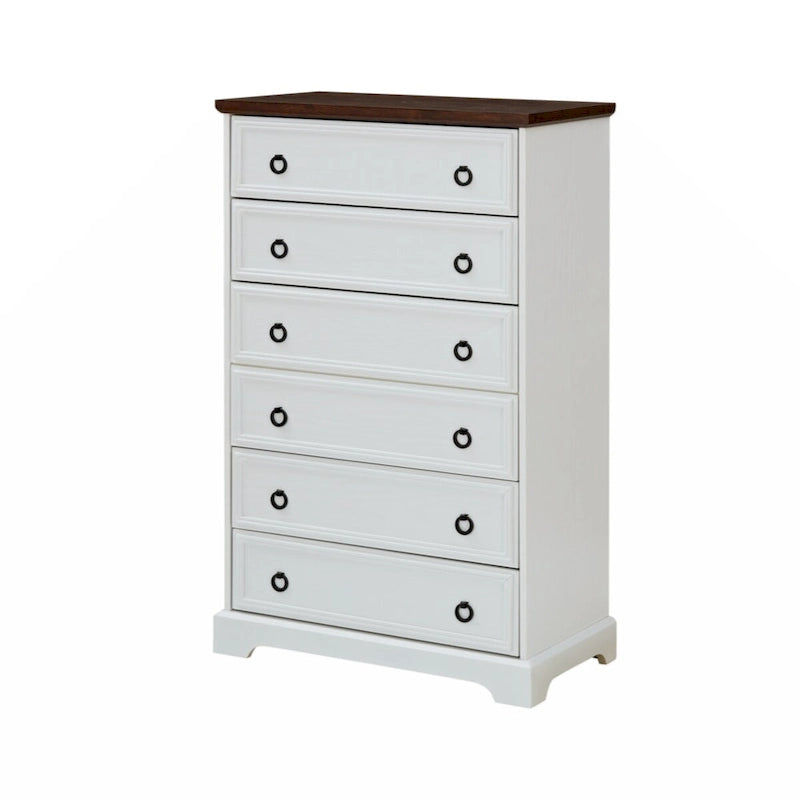 Commode moderne à 6 tiroirs, commode de chambre, grande commode, organisateur de placard et rangement de vêtements