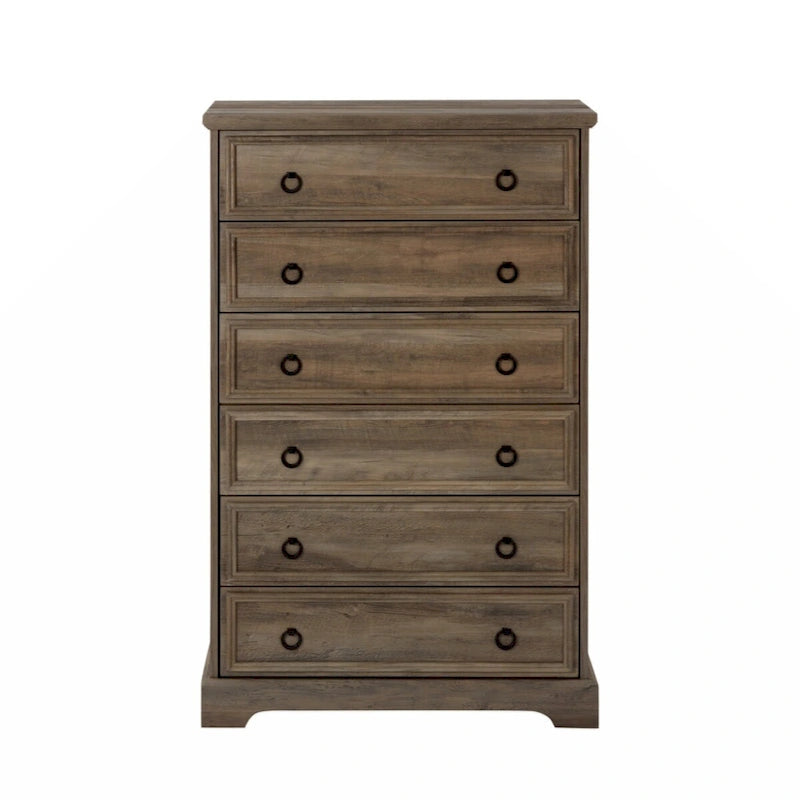 Commode moderne à 6 tiroirs, commode de chambre, grande commode, organisateur de placard et rangement de vêtements